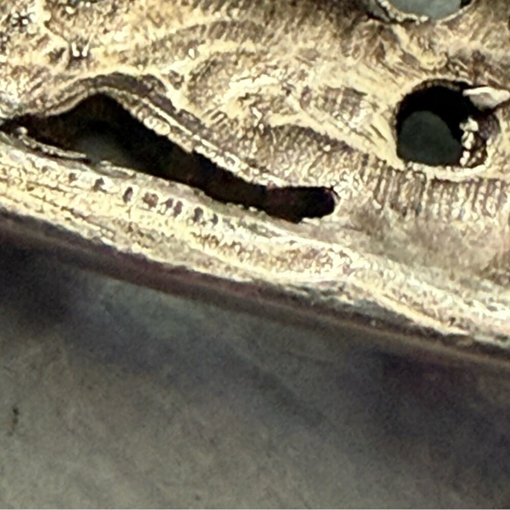 Pebbled Sterling Silver Bangle Bracelet - Picture 3 of 6